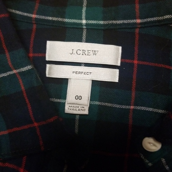 J CREW PERFECT PLAID BUTTON DOWN - Picture 5 of 8